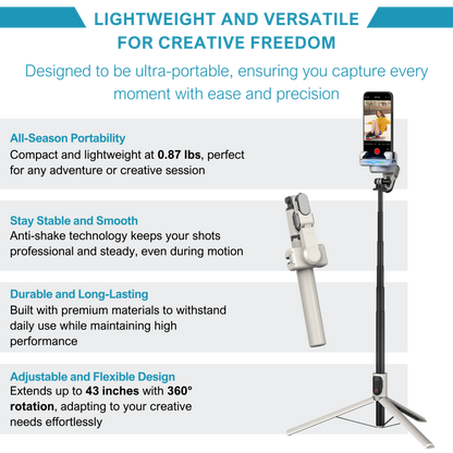 Elevopro™ AI SmartTrack Pro Stabilizer