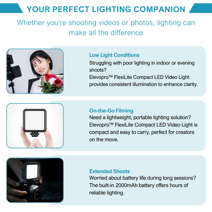 ELEVOPRO™ FLEXILITE COMPACT LED VIDEO LIGHT