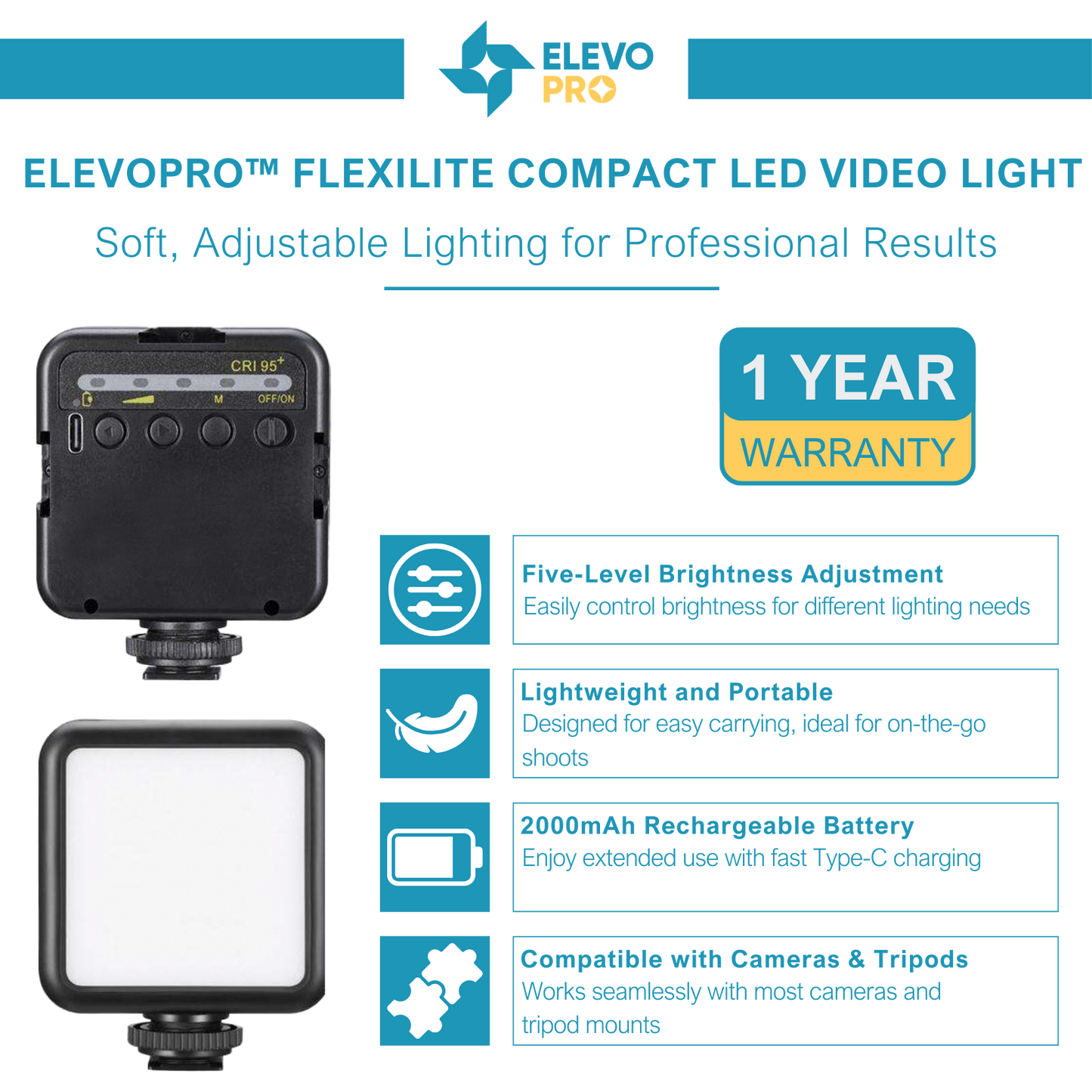 ELEVOPRO™ FLEXILITE COMPACT LED VIDEO LIGHT